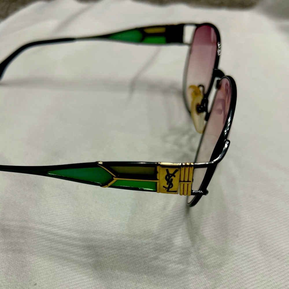 Yves Saint Laurent (YSL) Vintage Stained Glass Sunglasses - Picture 2 of 4